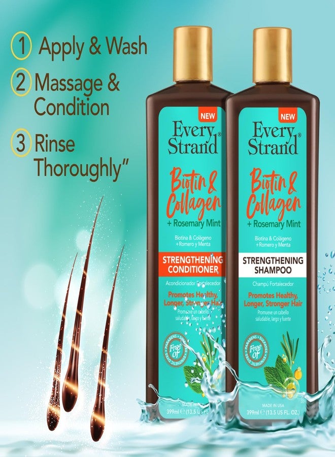 Every Strand Biotin & Collagen Shampoo and Conditioner 13.5oz - Image 5